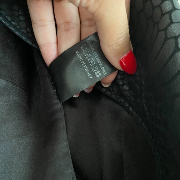 GENERATION LOVE LEATHER JACKET SIZE XS - Picture 5 of 7